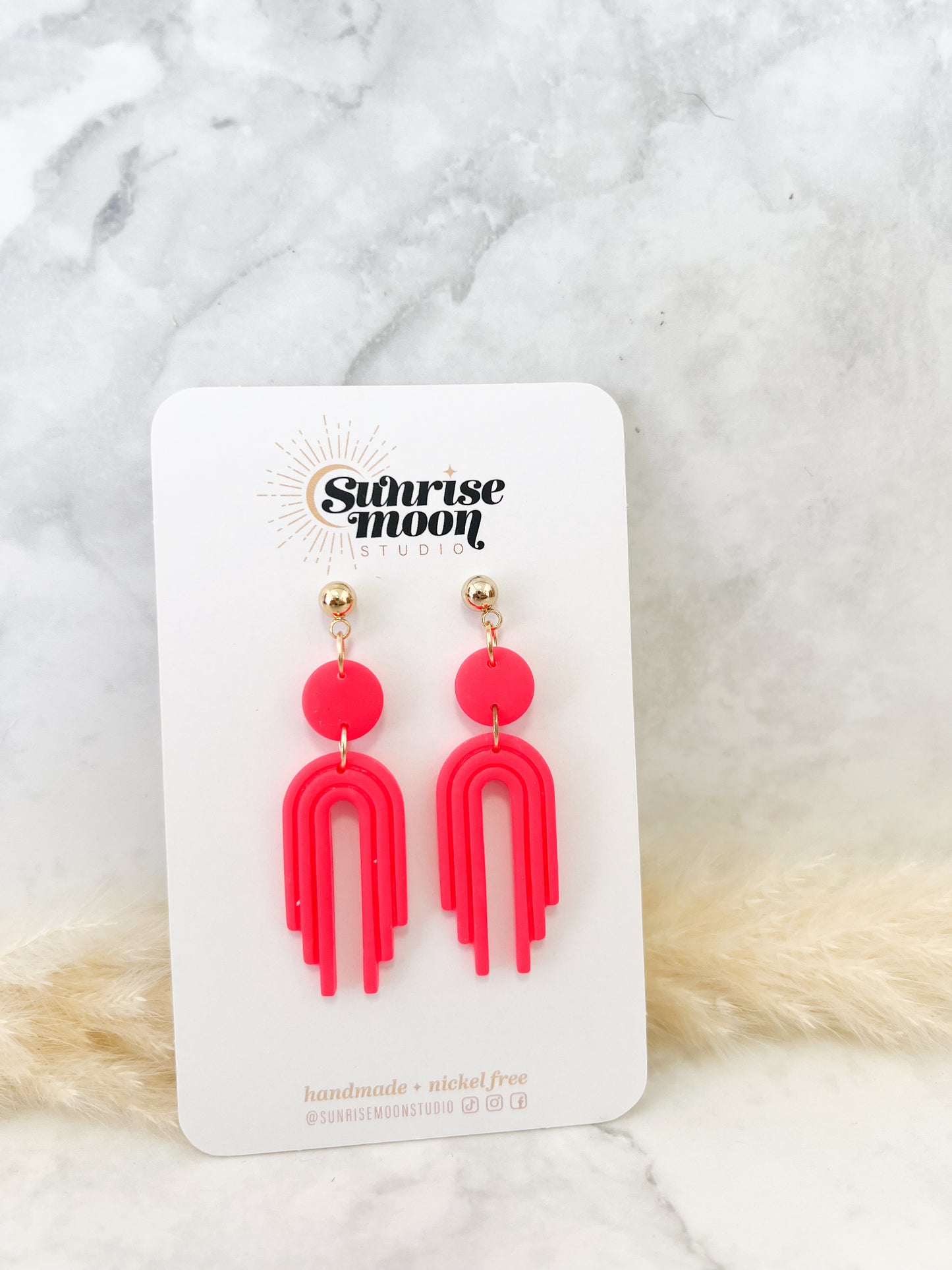 25A- Hot Pink Mini Arch Drops