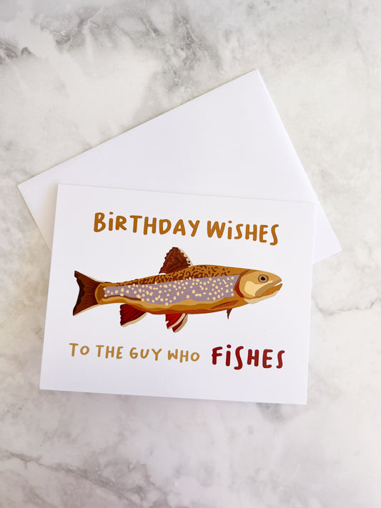 Fish Birthday Card