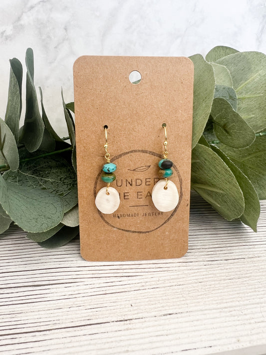 Antler & Turquoise Earrings 003