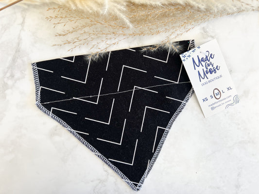 Black Chevron- Over the Collar