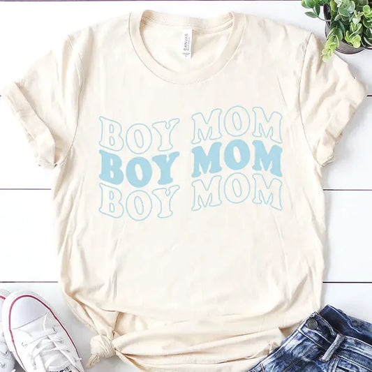 Boy Mom T Shirt