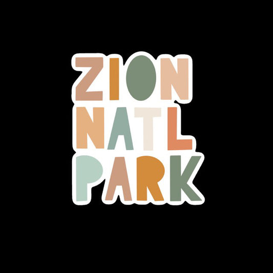 Zion National Park Sticker