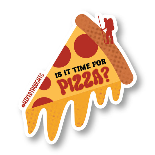 Is It Time For Pizza Sticker