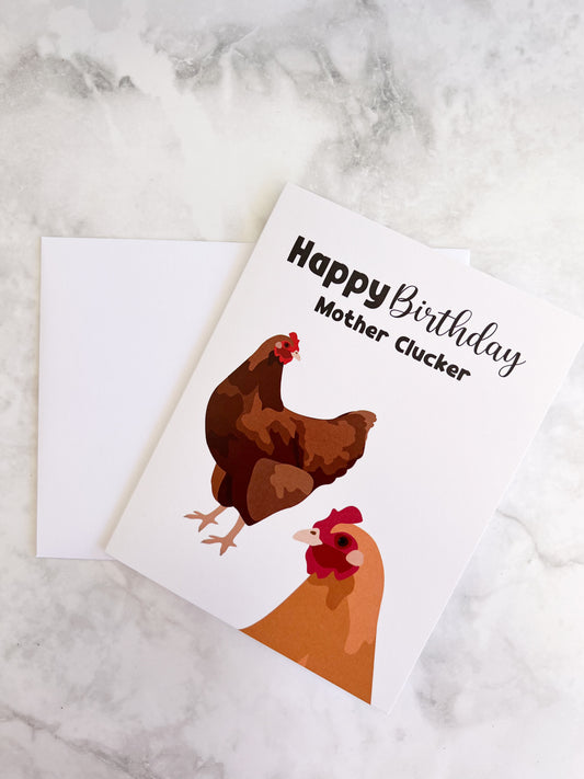 Chicken Birthday Card