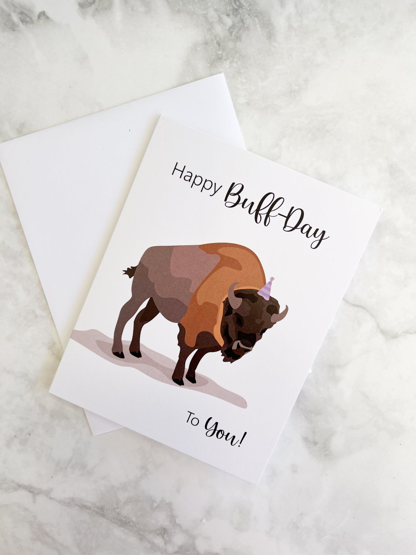 Buffalo Birthday Card