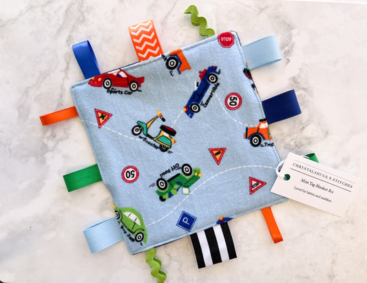 Mini Tag Blanket- Cars