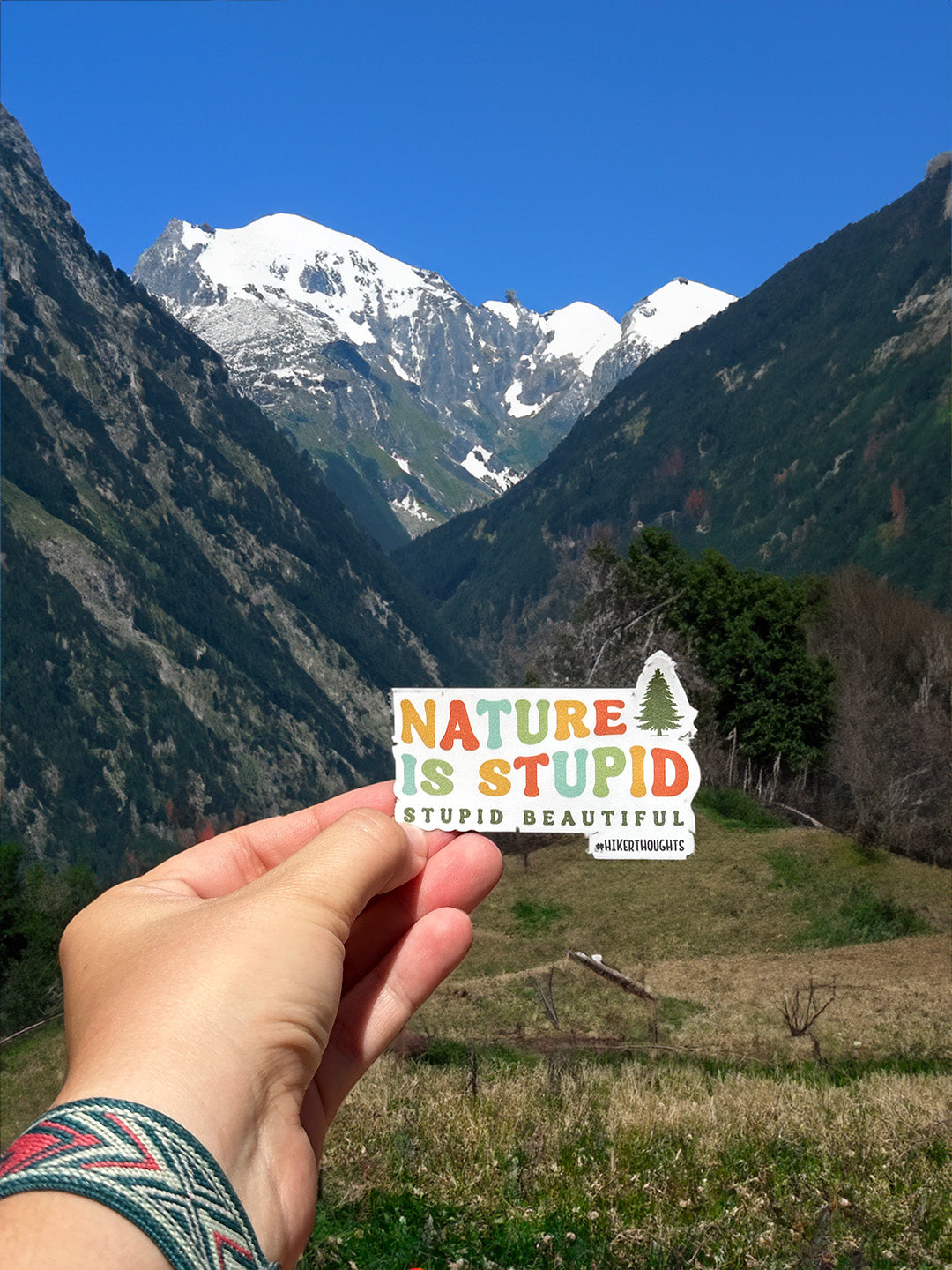 Nature Is Stupid Sticker