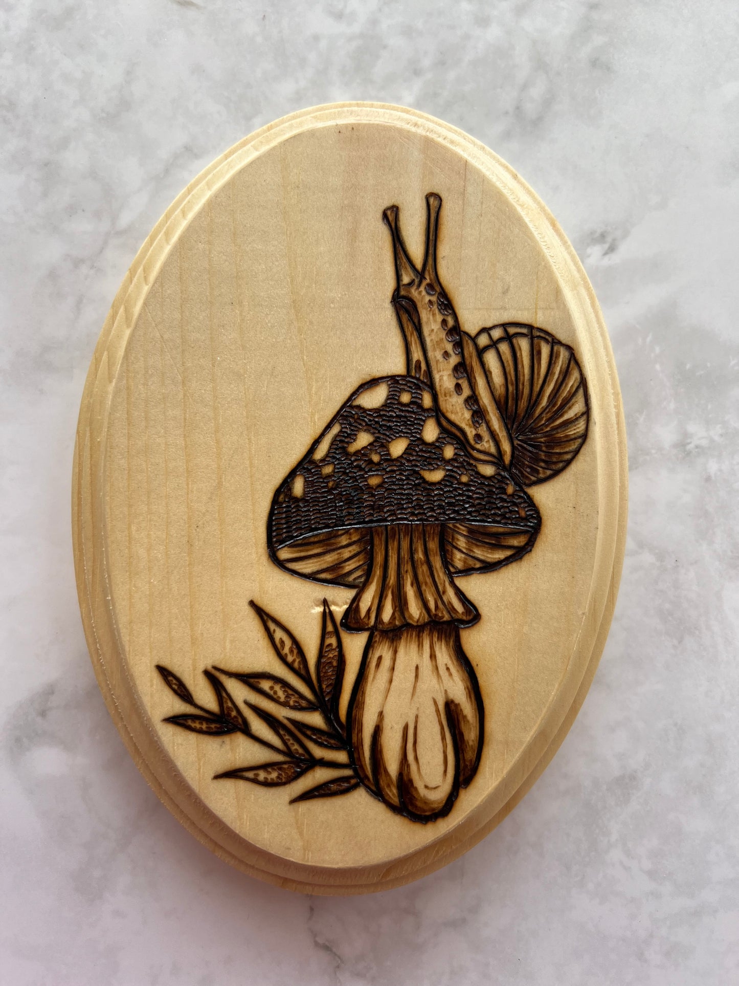 Mushroom Plaque