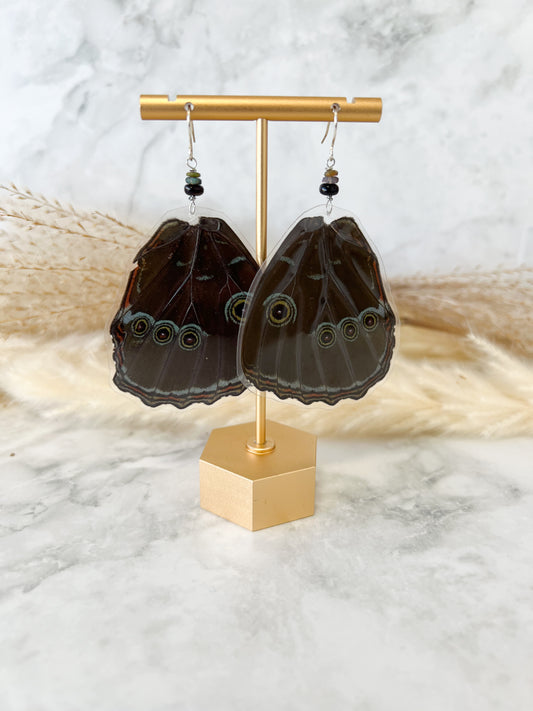 Large Butterfly Wing Earrings