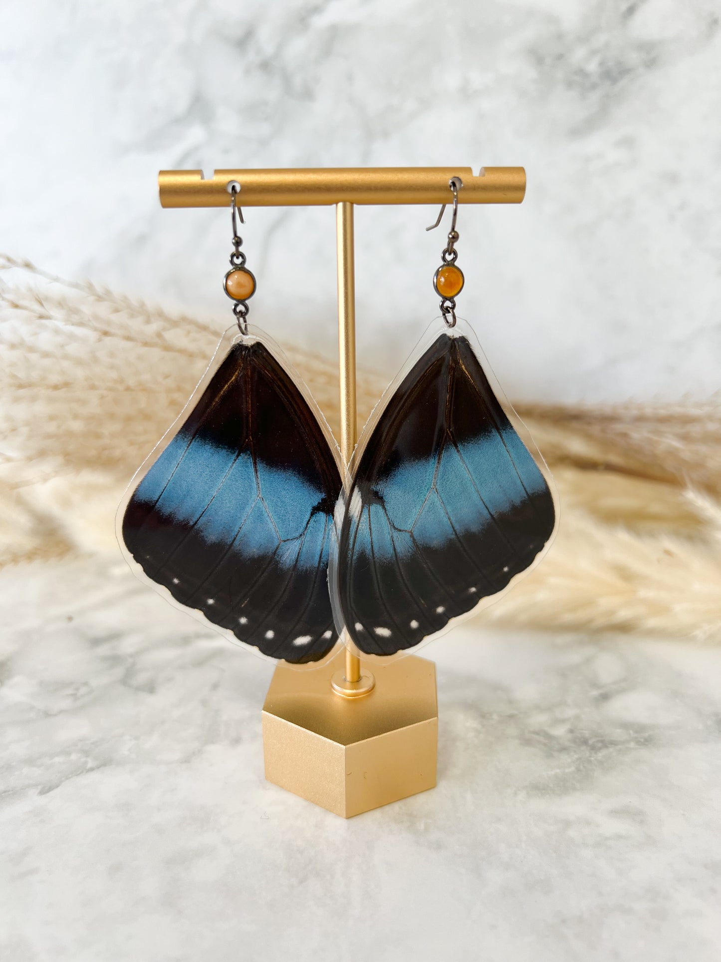 Large Butterfly Wing Earrings