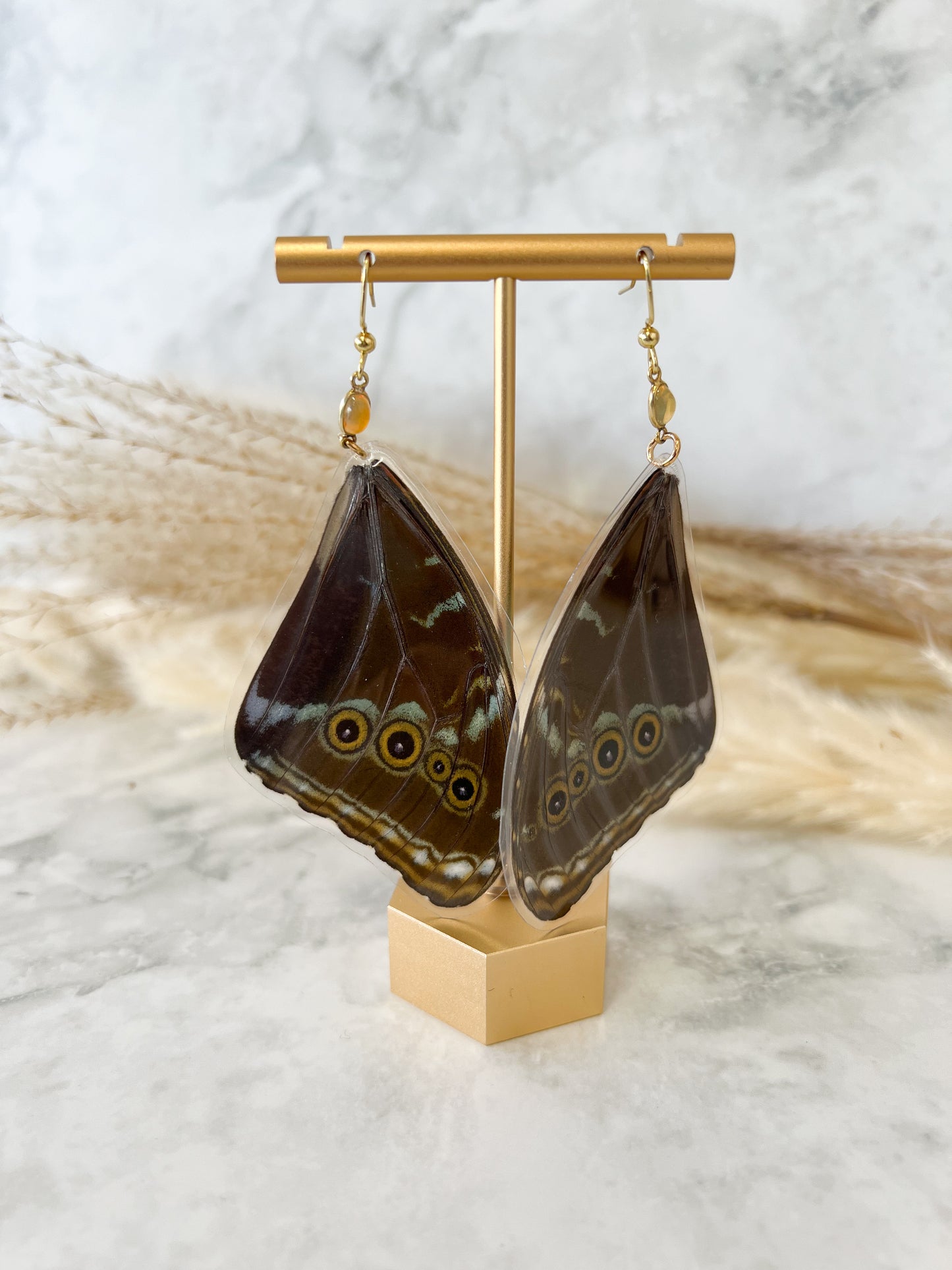 Large Butterfly Wing Earrings