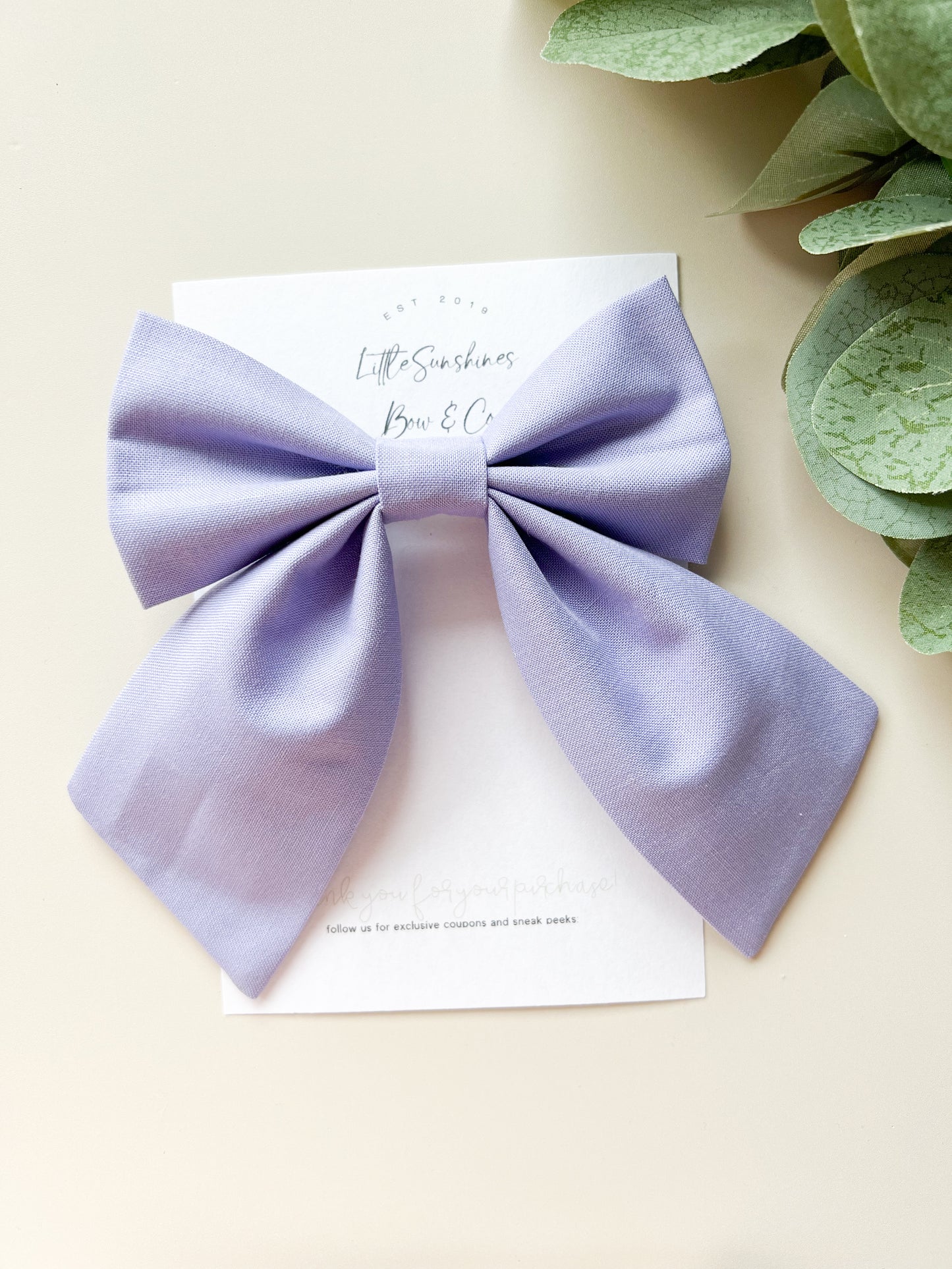 Solid Color Sailor Bow