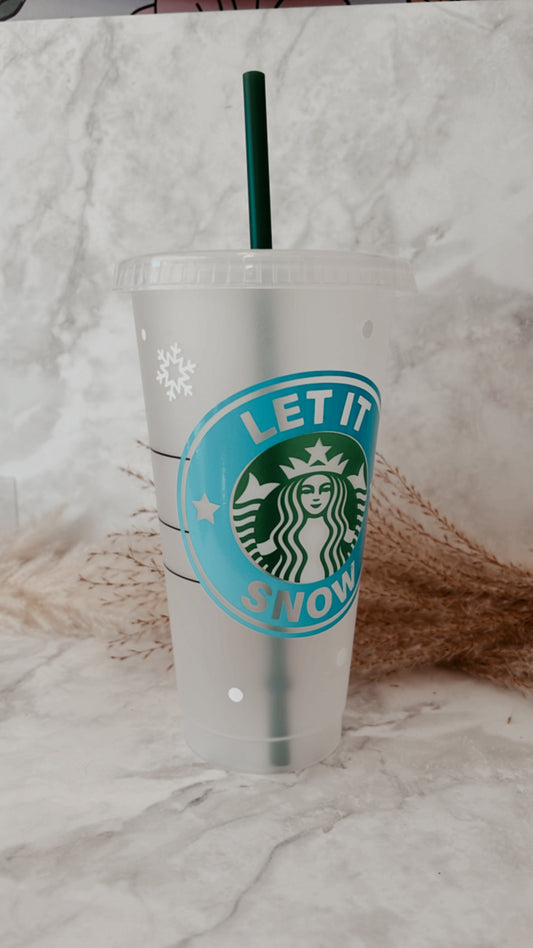 Let It Snow Starbucks Cup