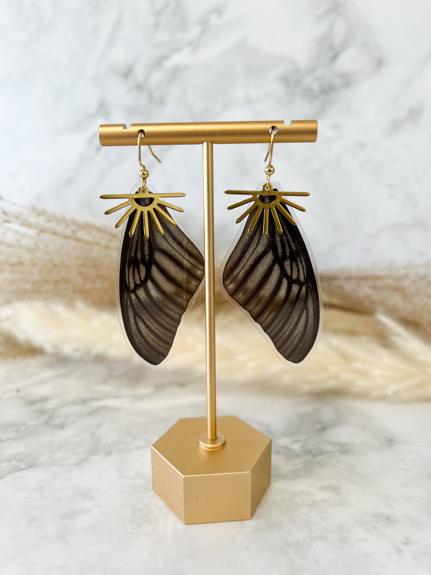 Medium Butterfly Wing Earrings