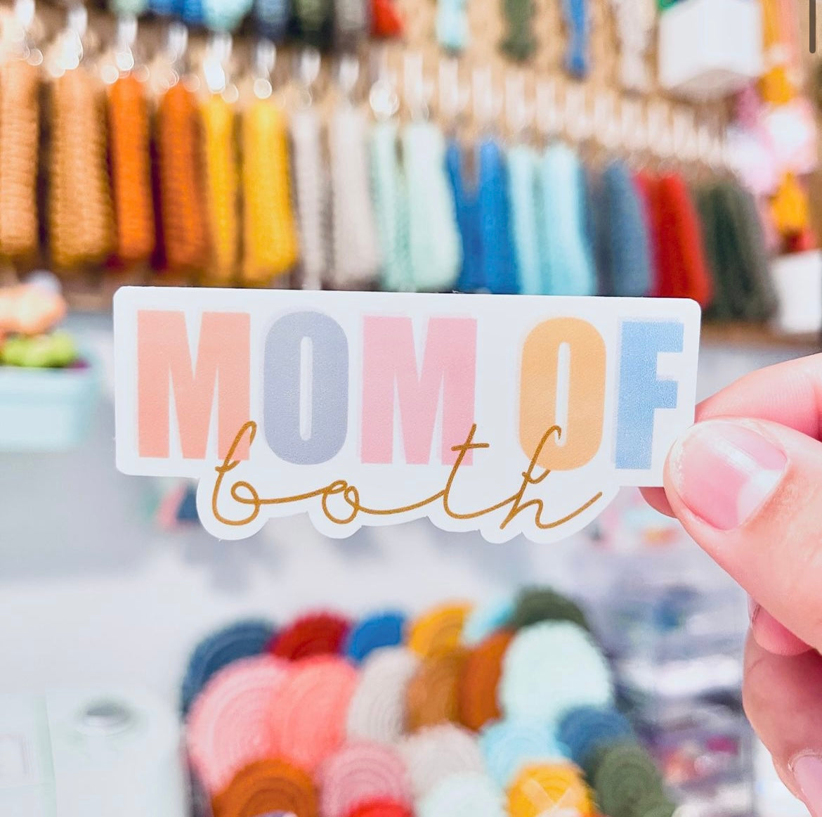 Mom Of Both Sticker