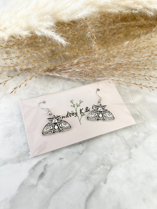 Moth Earrings