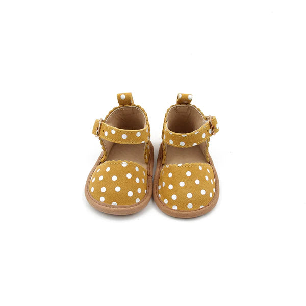 Polka Dot Mary Jane Baby Shoes