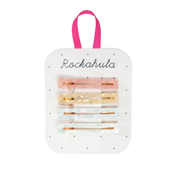 Pastel Retro Acrylic Clips