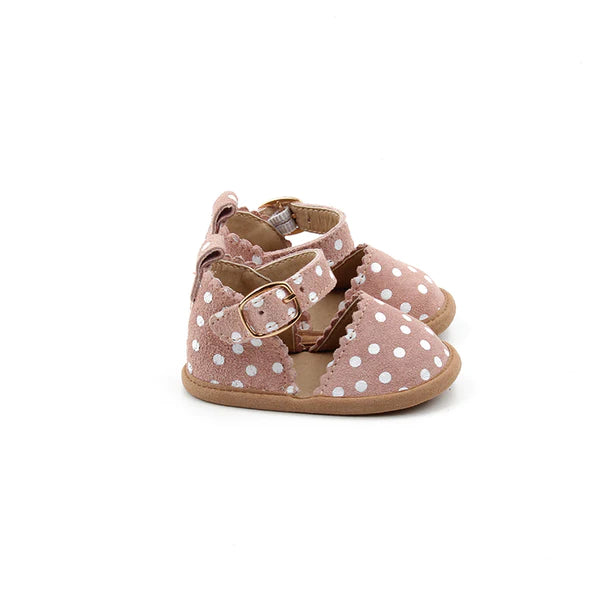 Polka Dot Mary Jane Baby Shoes