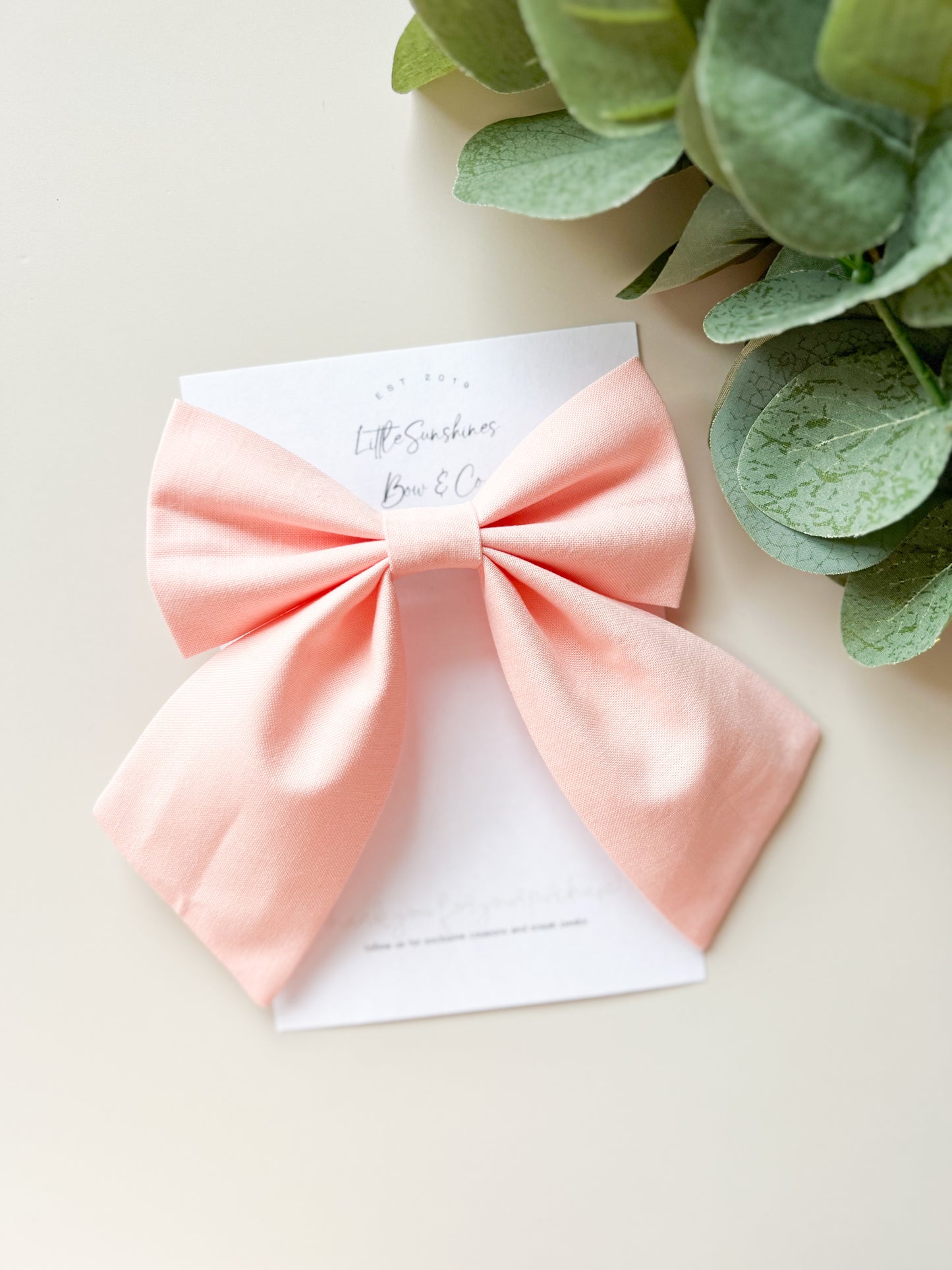 Solid Color Sailor Bow