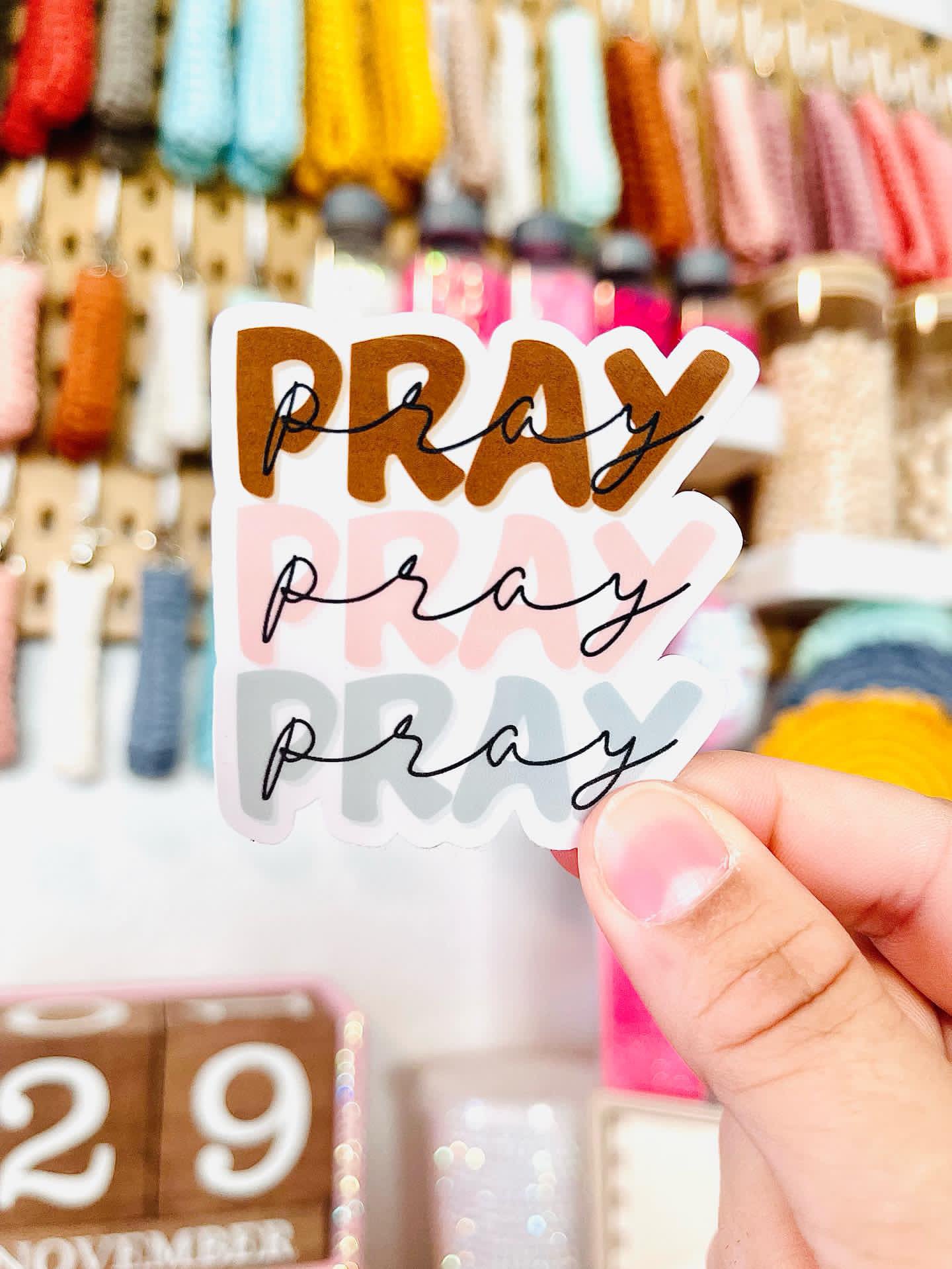 Pray Sticker