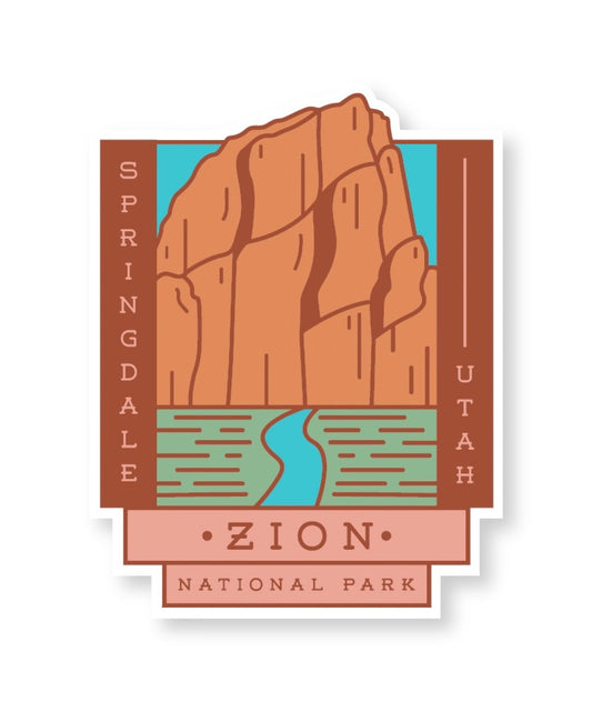 Springdale Utah Sticker