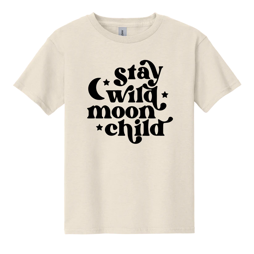 Stay Wild Moon Child Tshirt- Youth