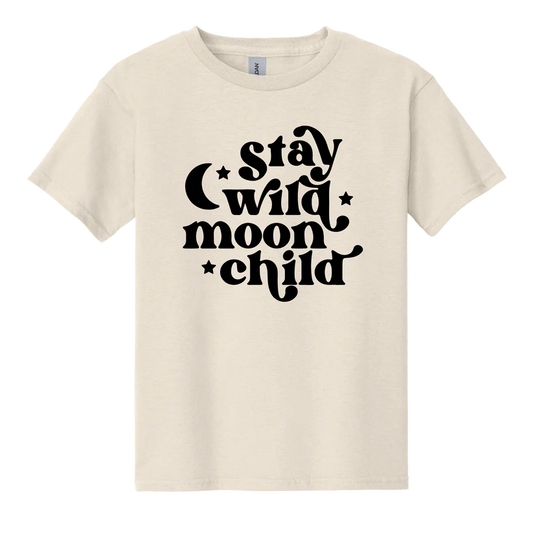 Stay Wild Moon Child Tshirt- Youth