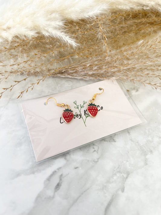 Strawberry Earrings