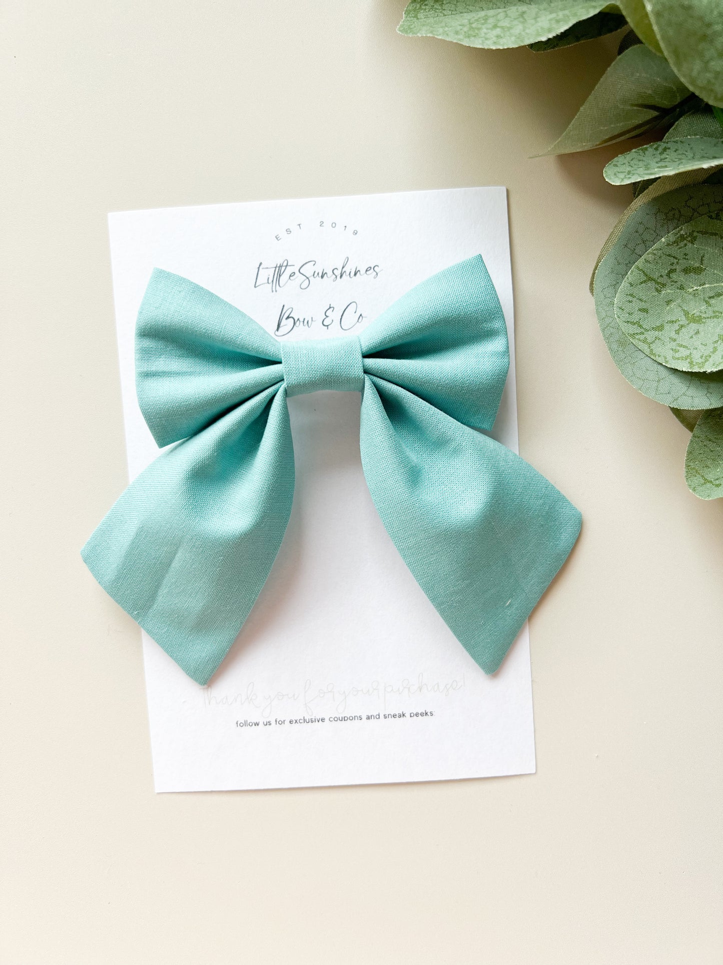 Solid Color Sailor Bow