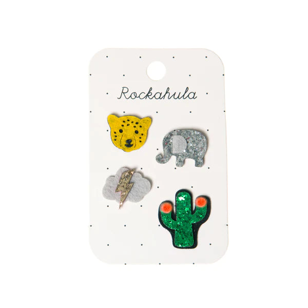 Wild Animals Badge Set