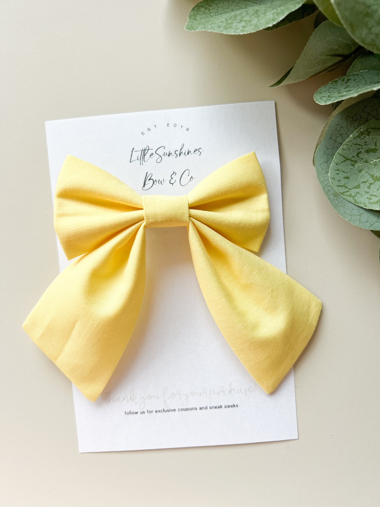 Solid Color Sailor Bow